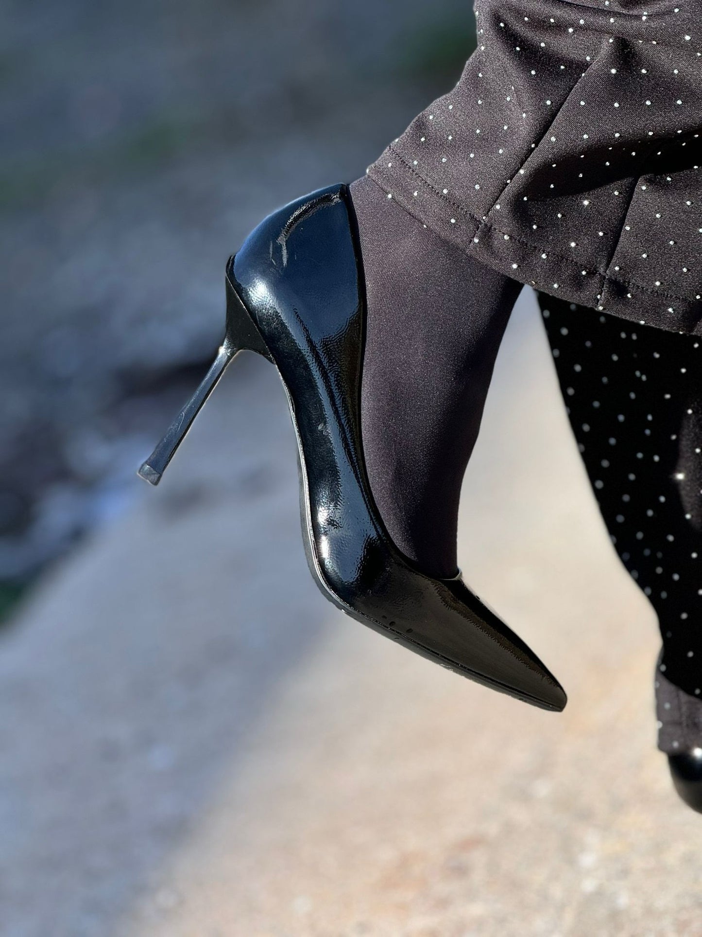 Pump Paola black gloss