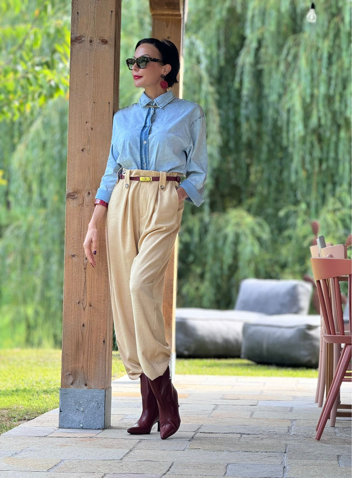 Harvest jeans blouse
