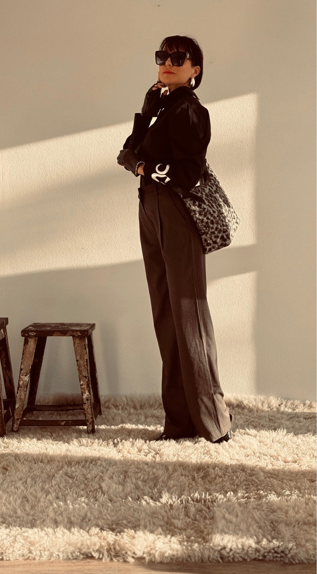 bouton de chemisier noir