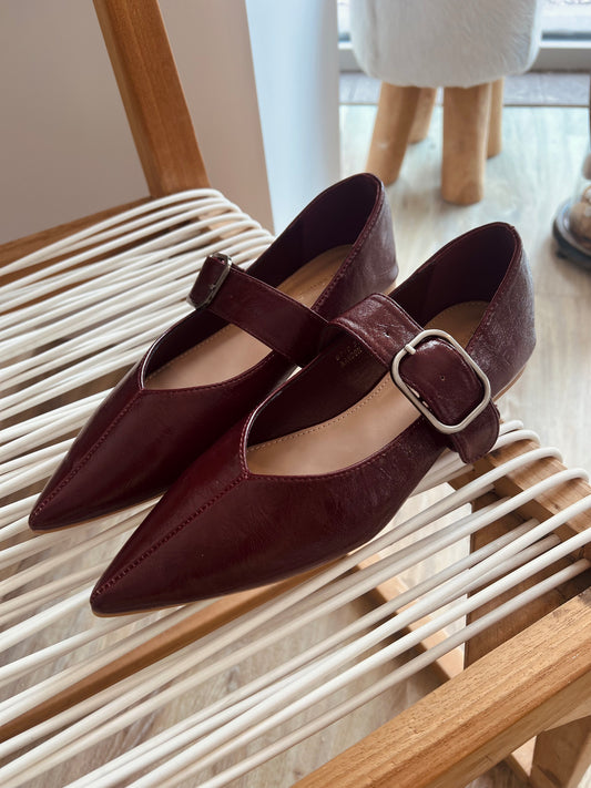 Ballerin Leave burgundy