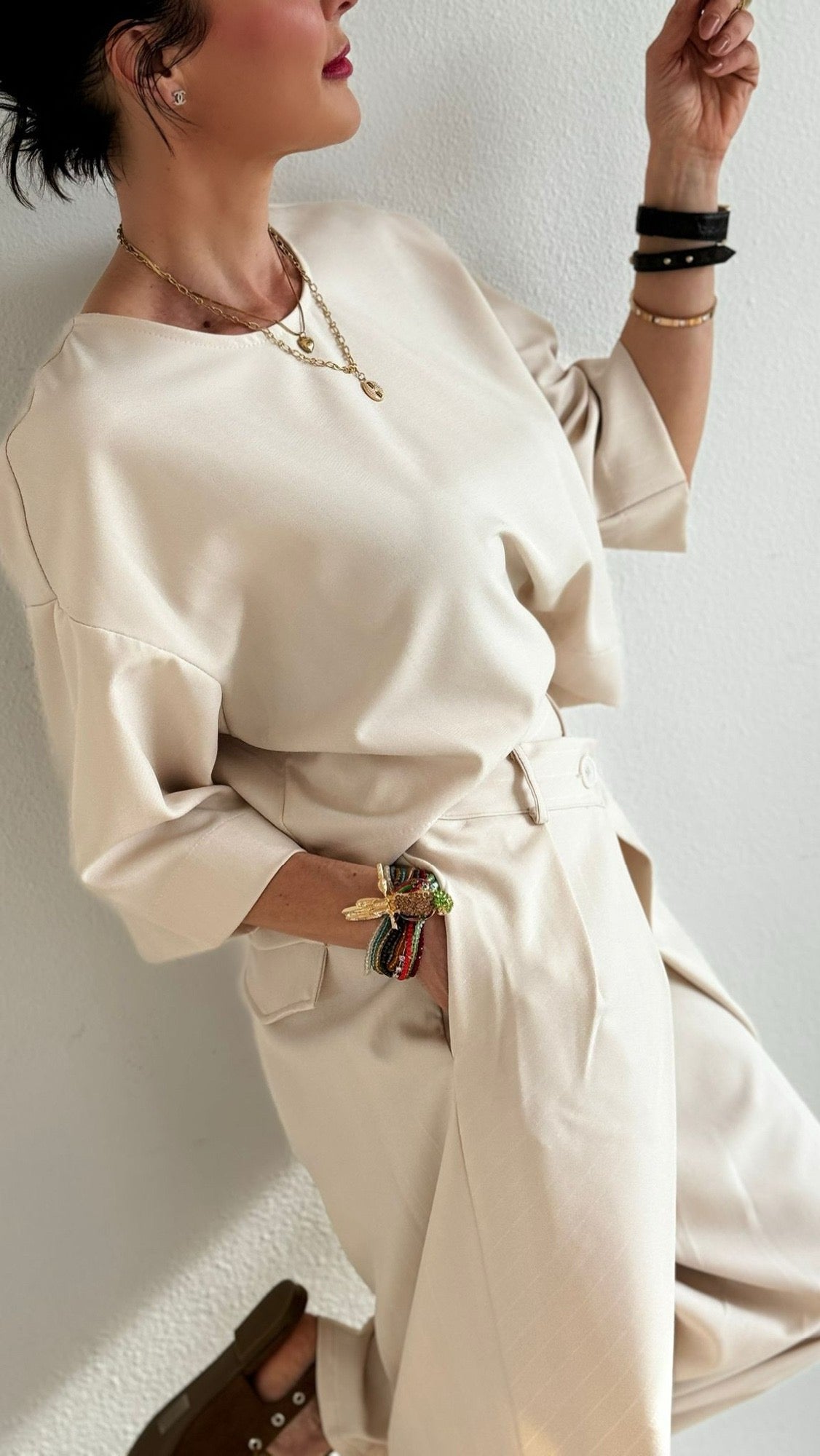 Pantalon Delphine nue