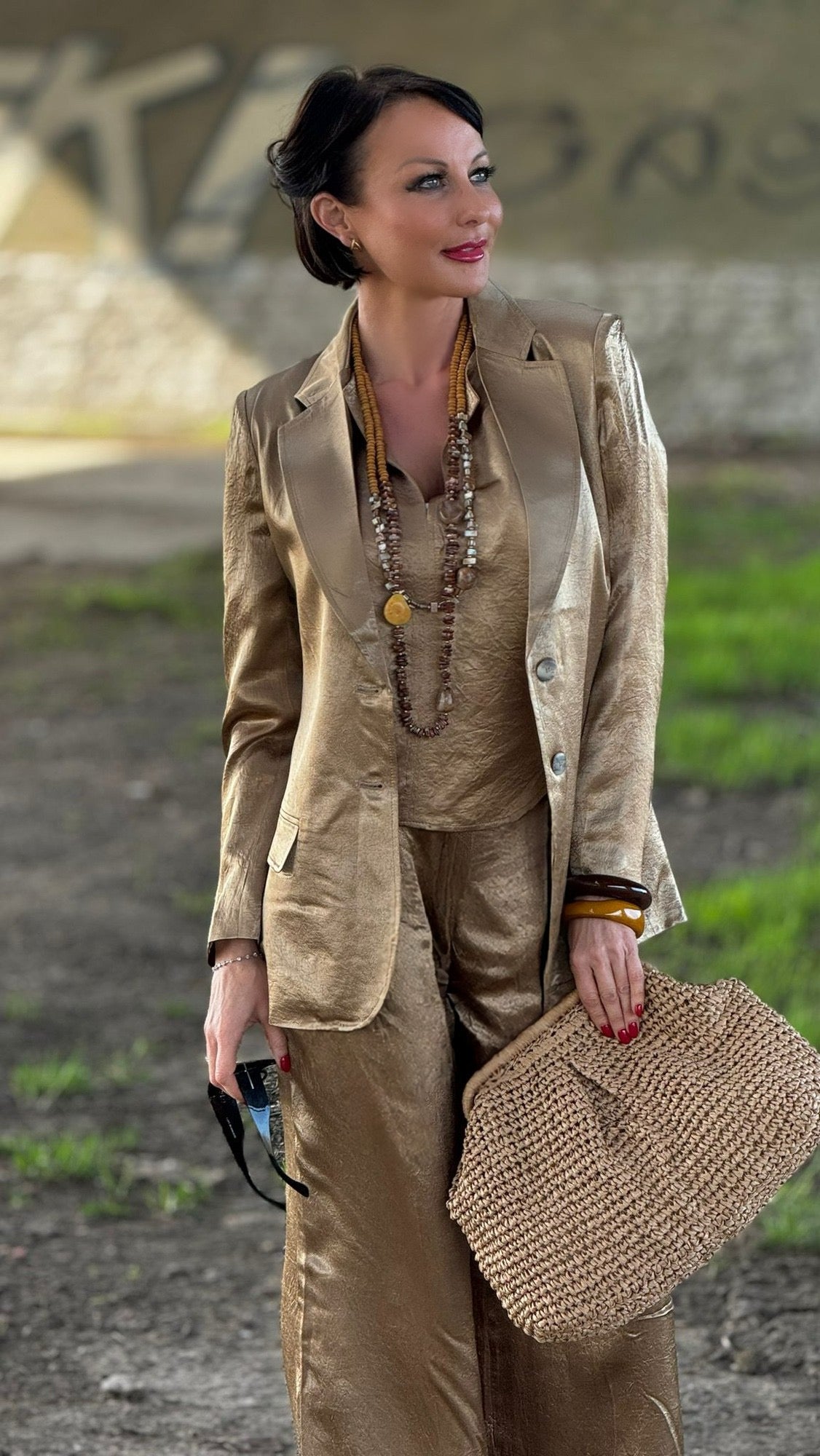 Blazer Virginie gold