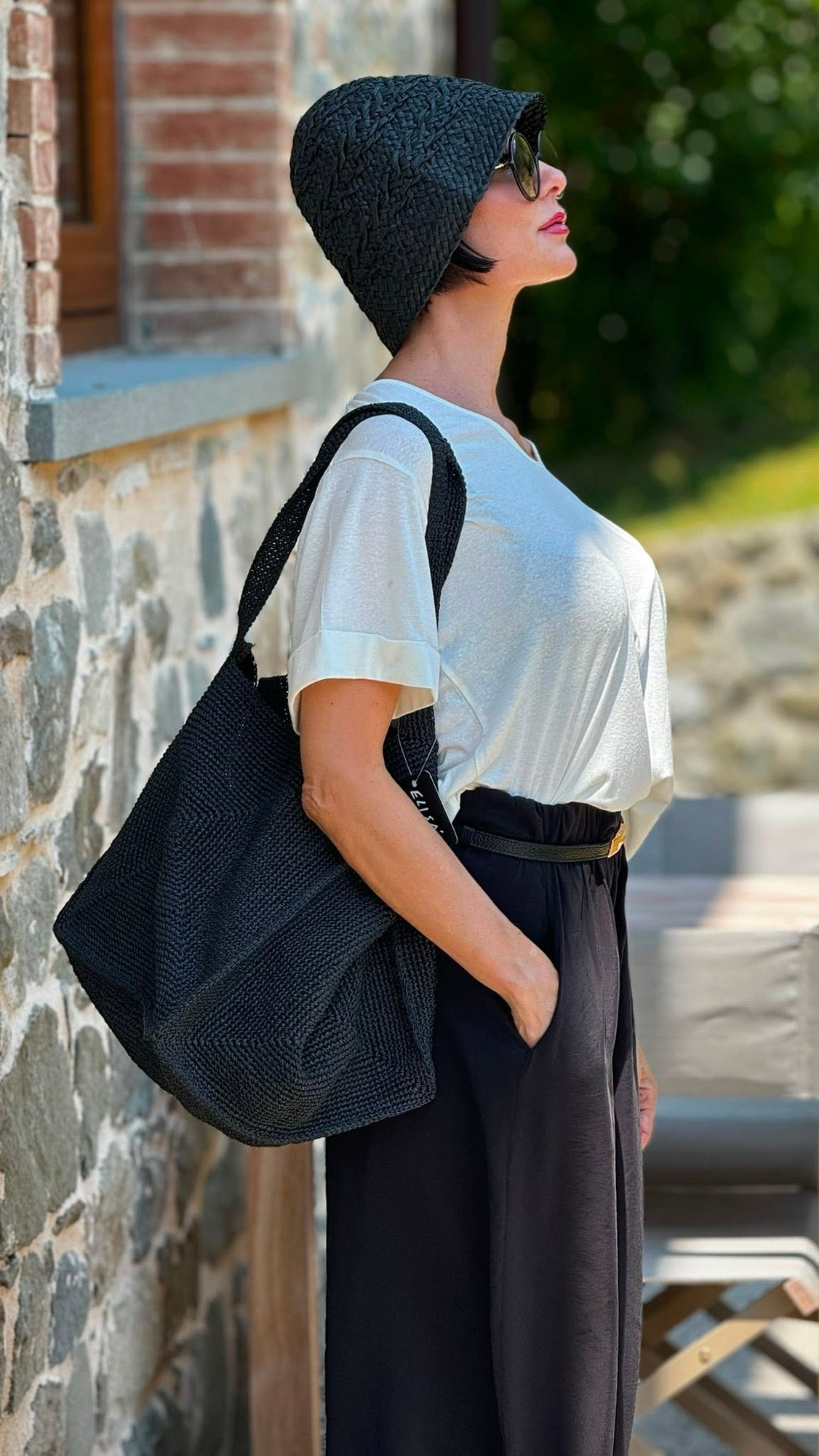 Tee Anna linen white