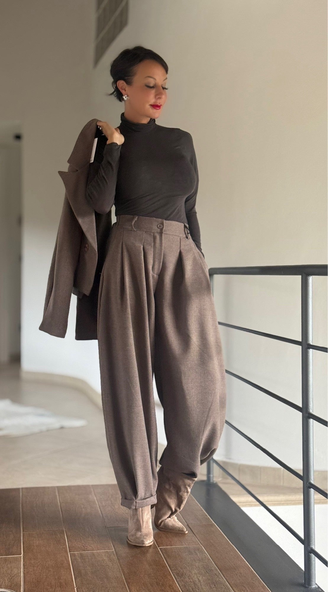 Longsleeve Zita choco
