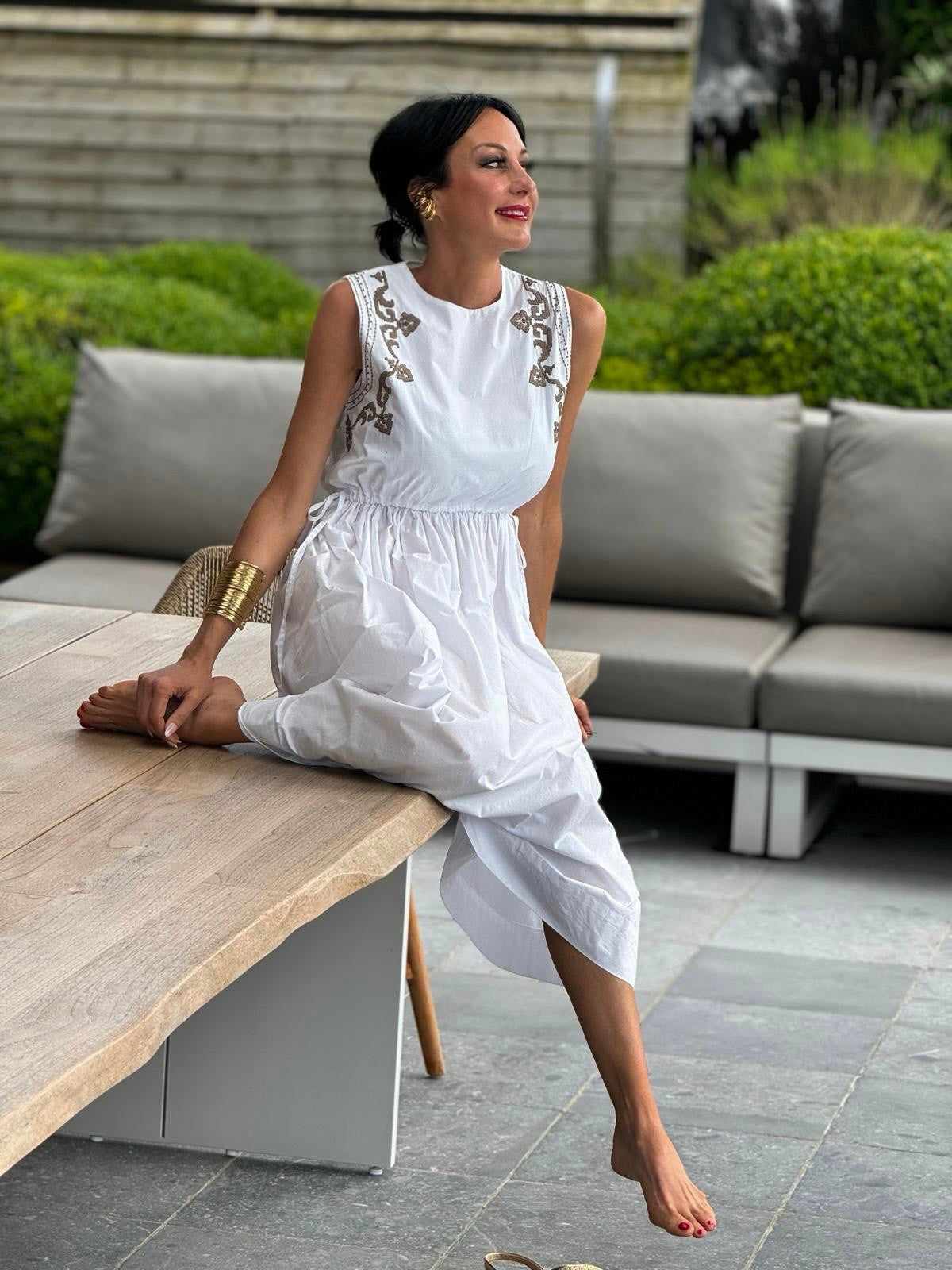 Robe Santorin blanc