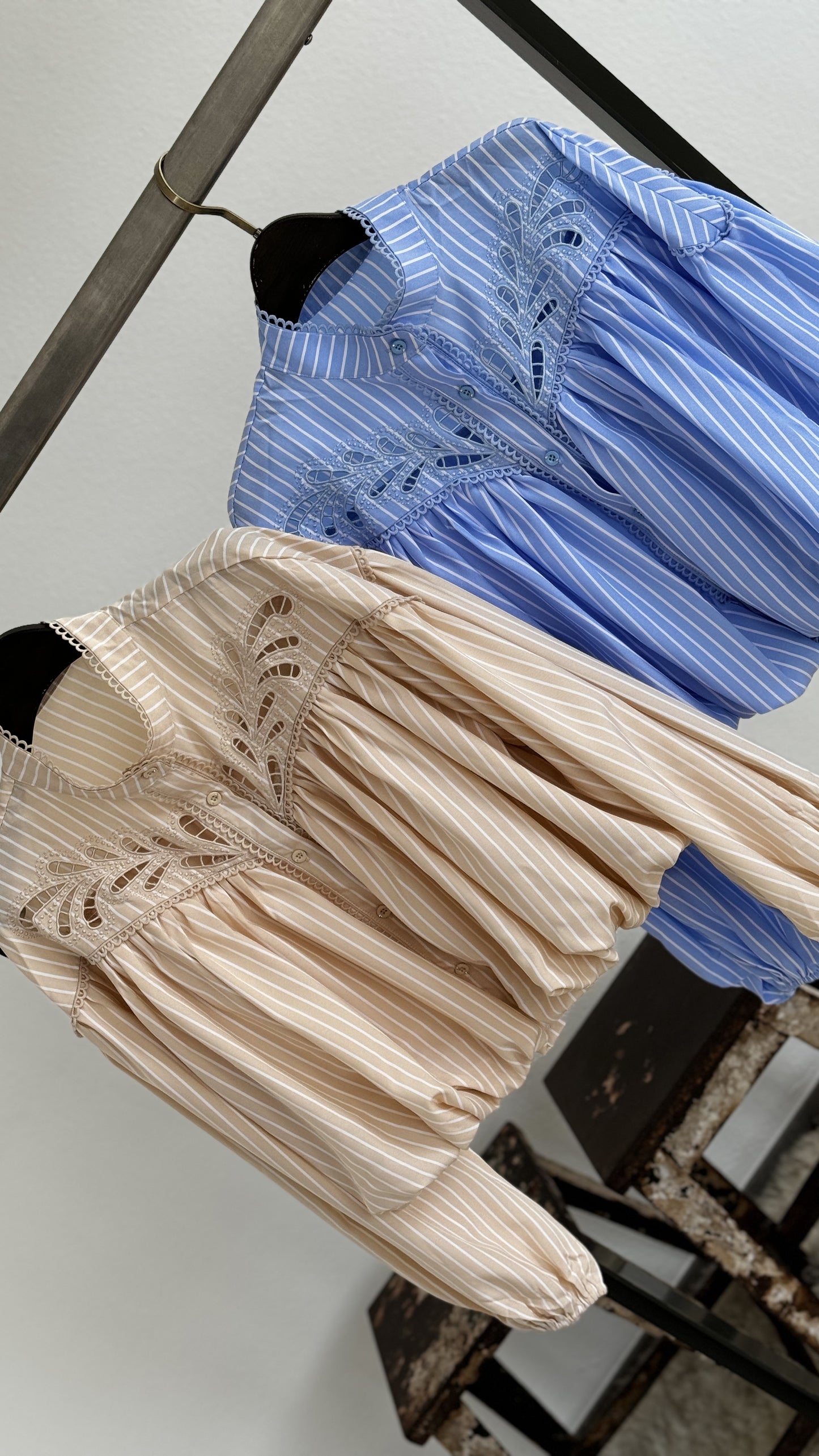 Blair striped blouse