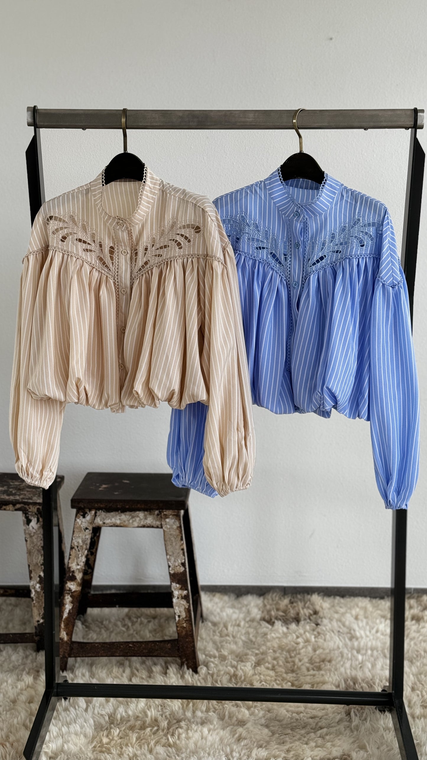 Blair striped blouse