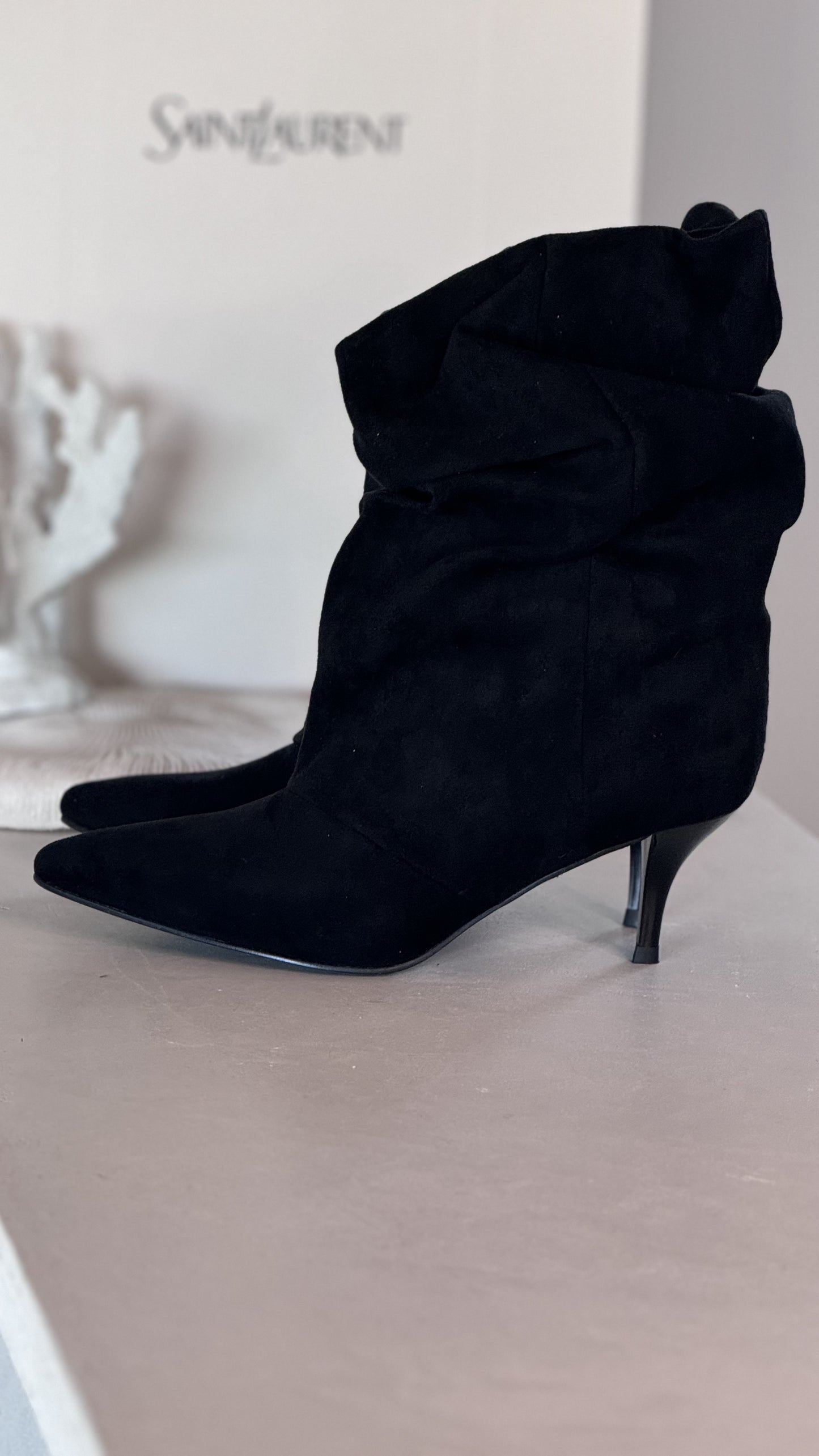 Boots slouchy black