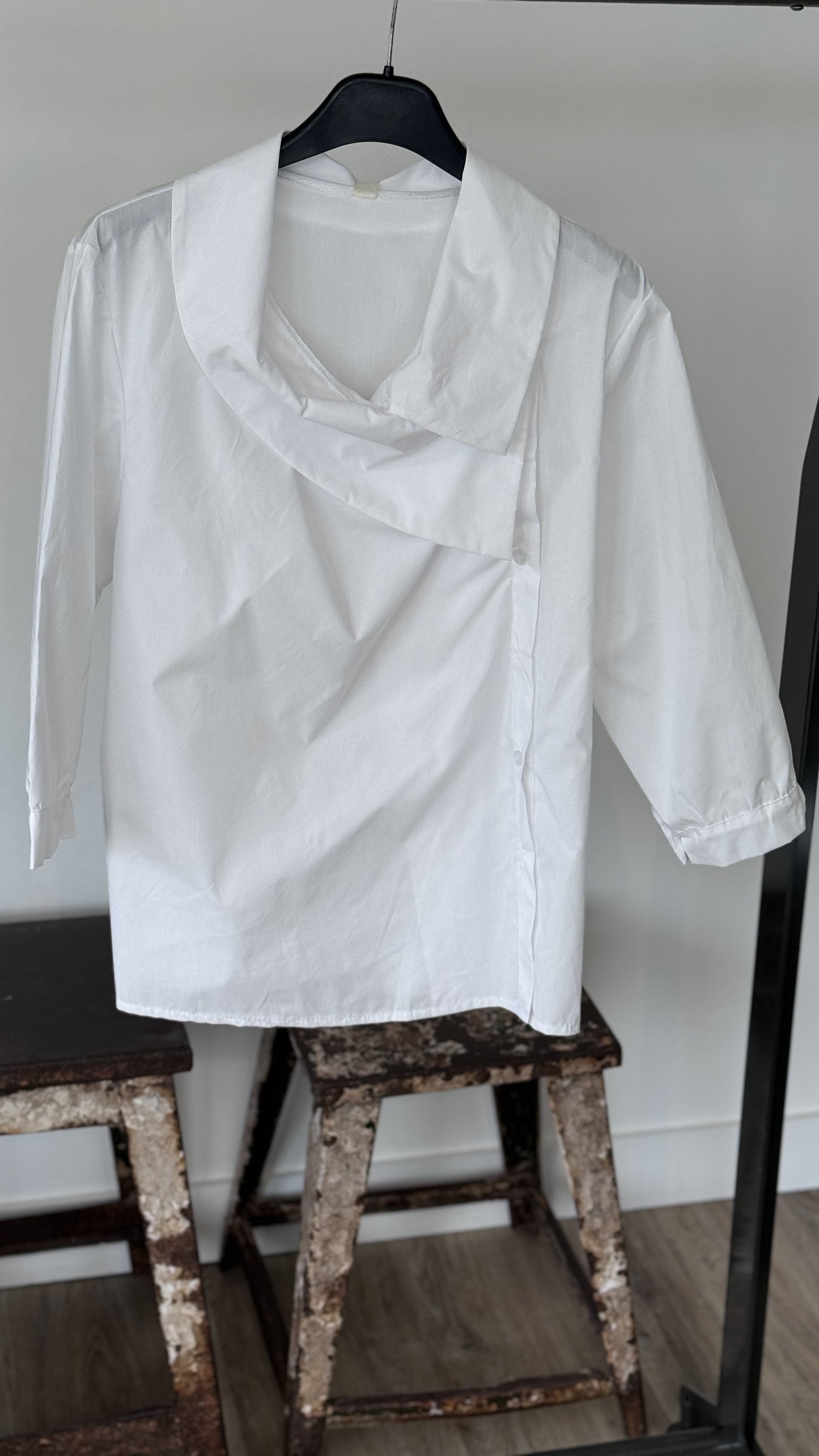 Blouse Cara cotton white