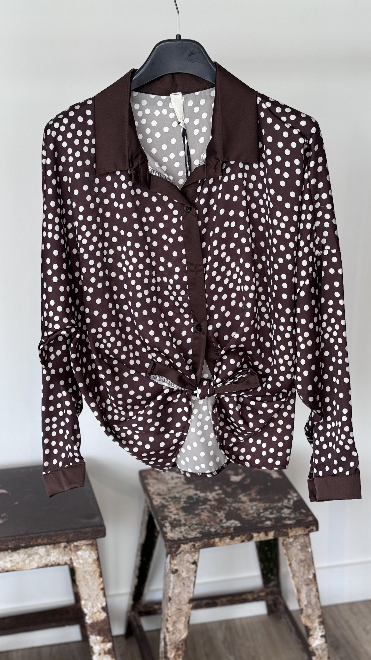 Blouse Cara pois choco