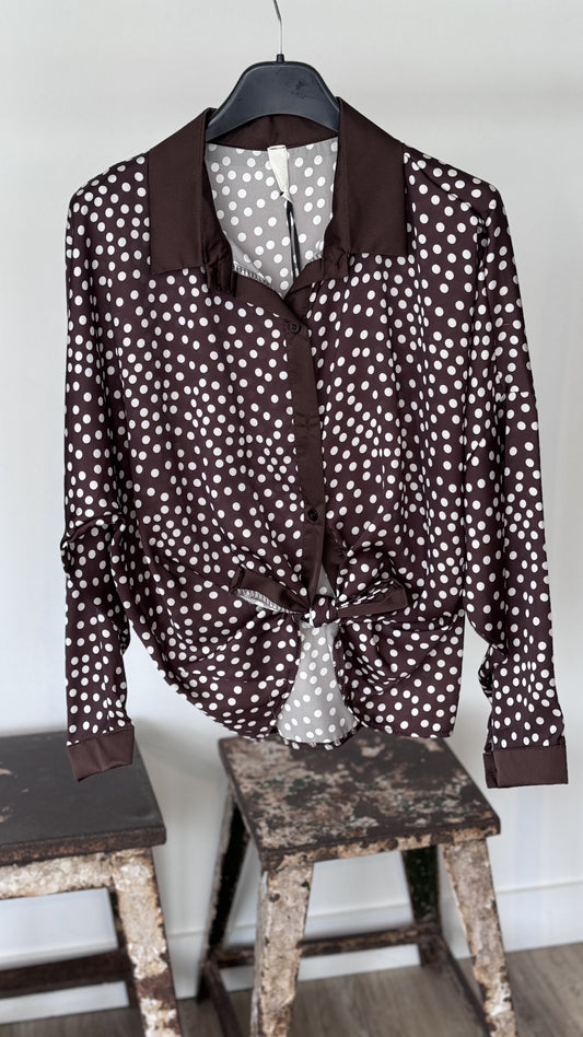 Blouse Cara pois choco