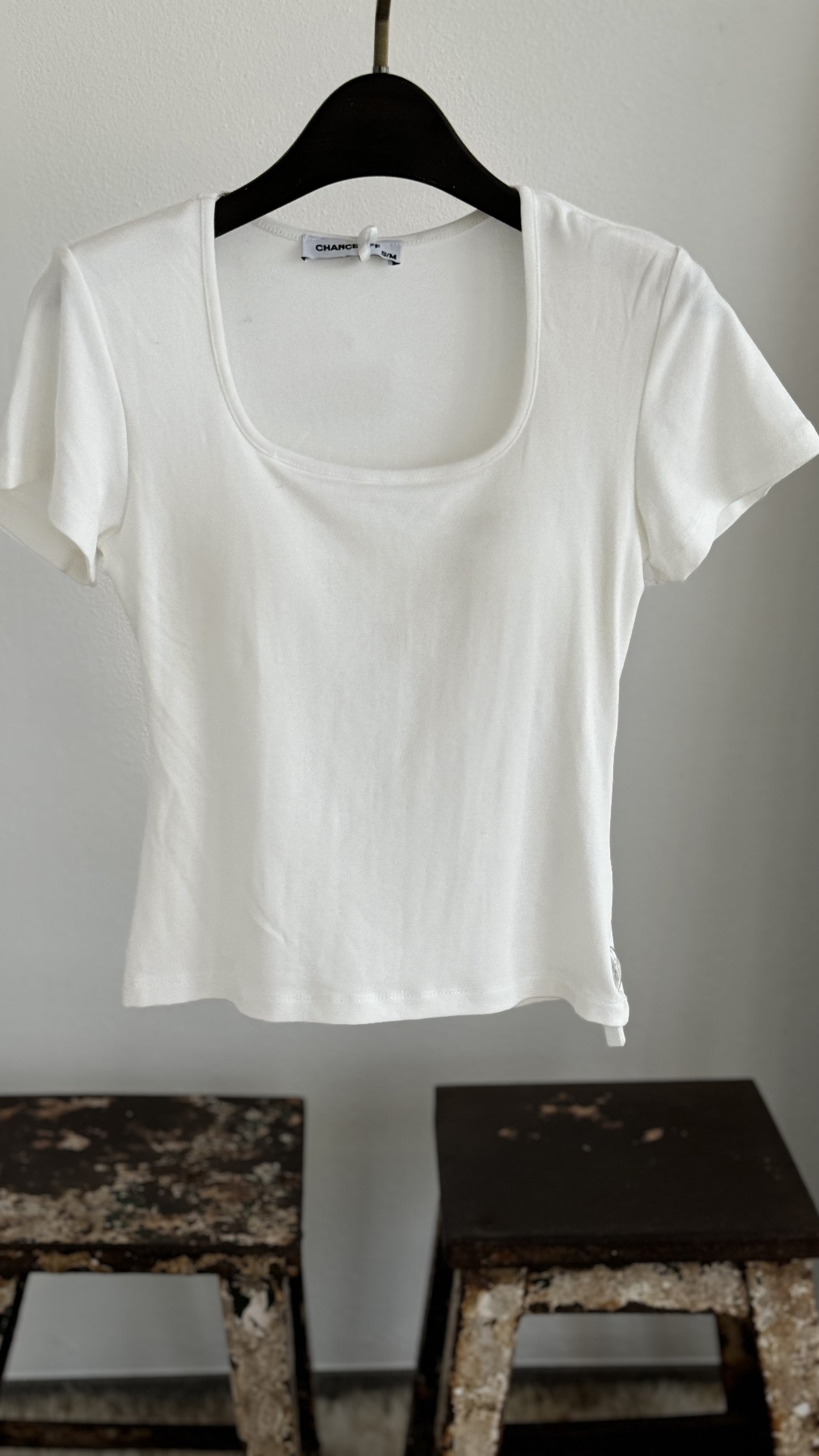 Tee padded white