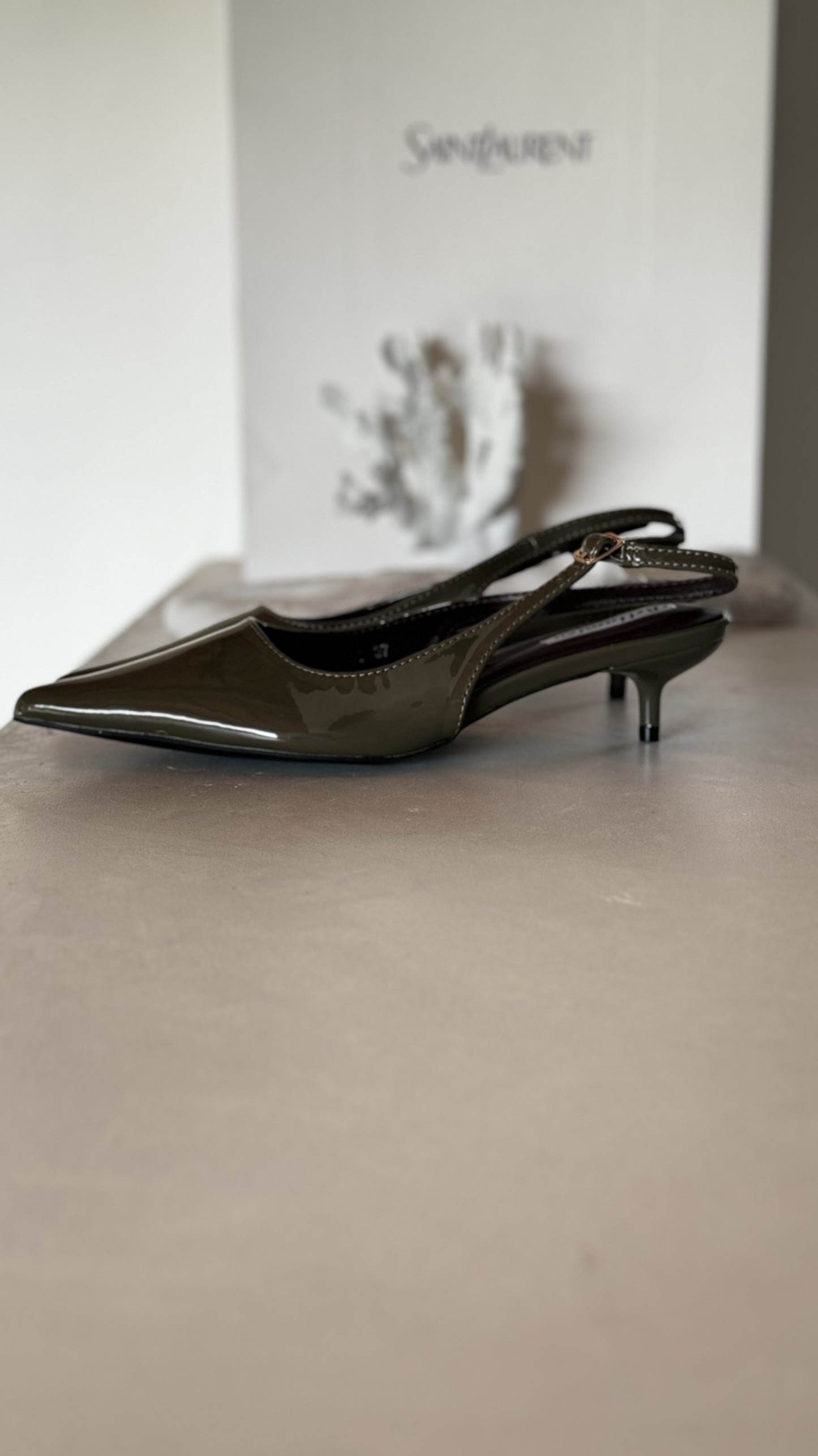 Slingback Stella verde