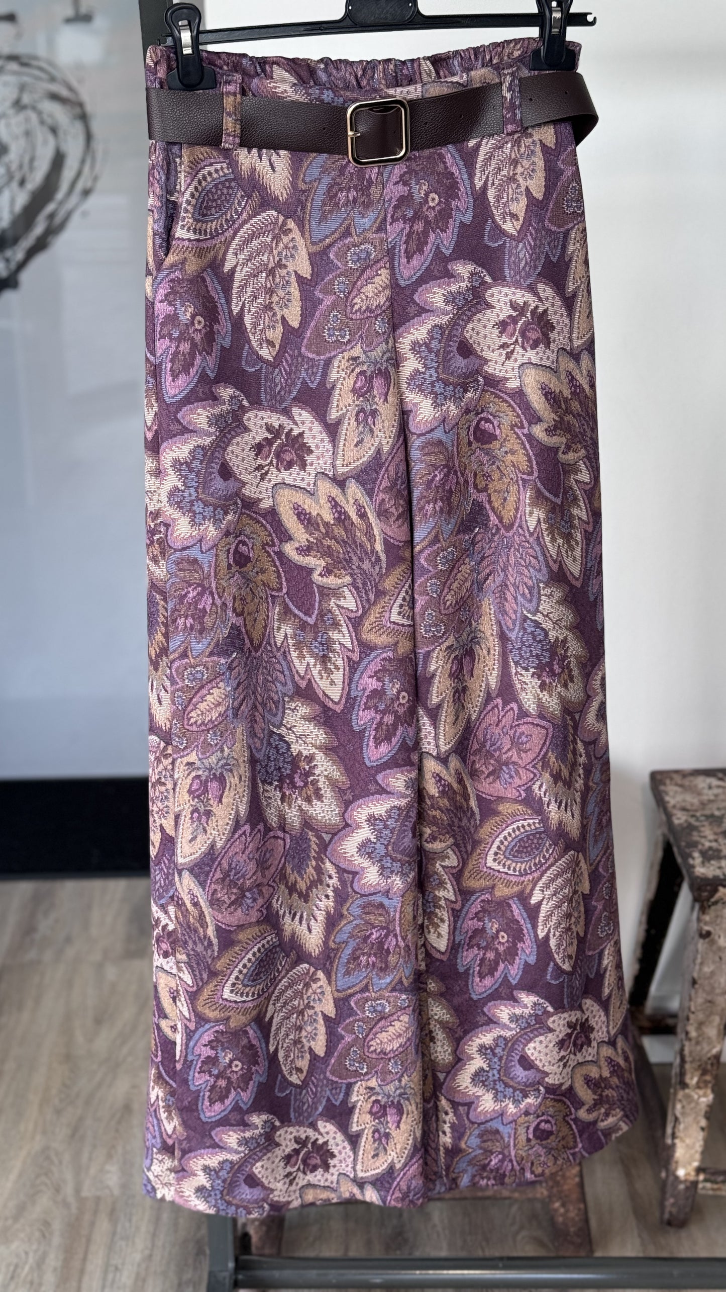 Pants Leona paisley lila