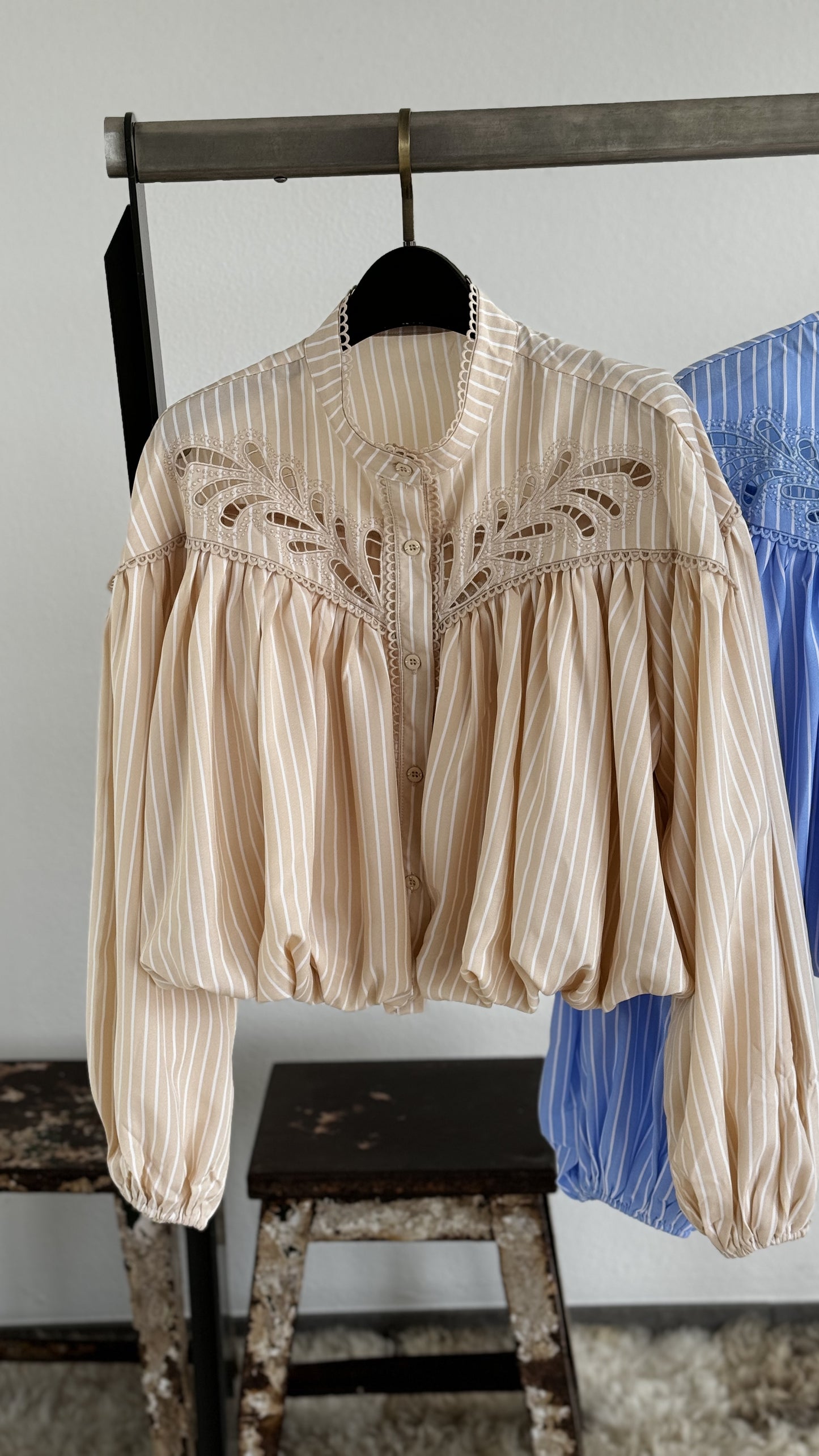 Blair striped blouse