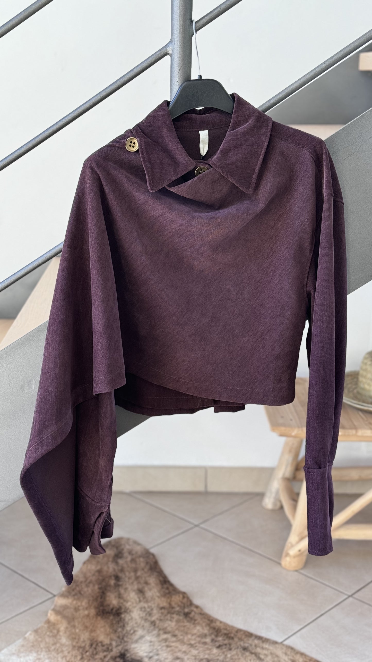 Jacket style Esteban burgundy