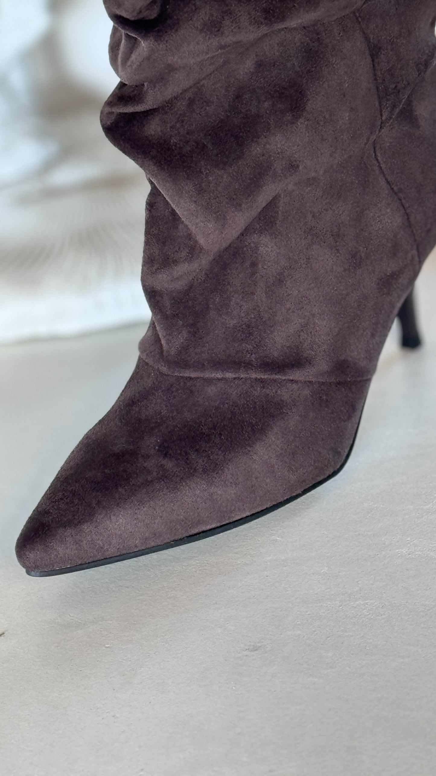 Boots slouchy brown