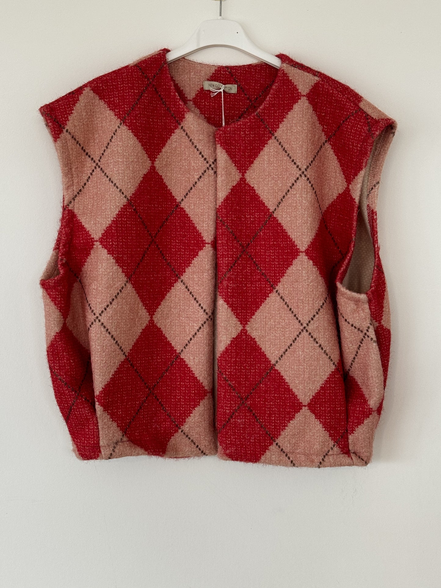 Jacket jacquard pink