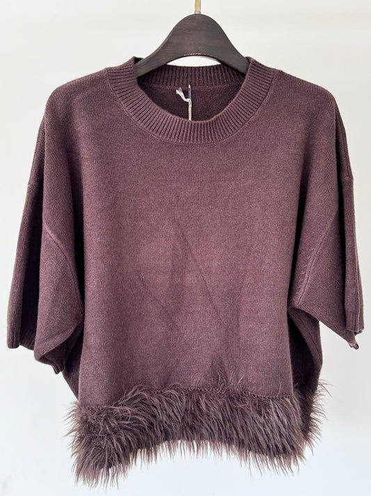 Pull Amara fluffy choco