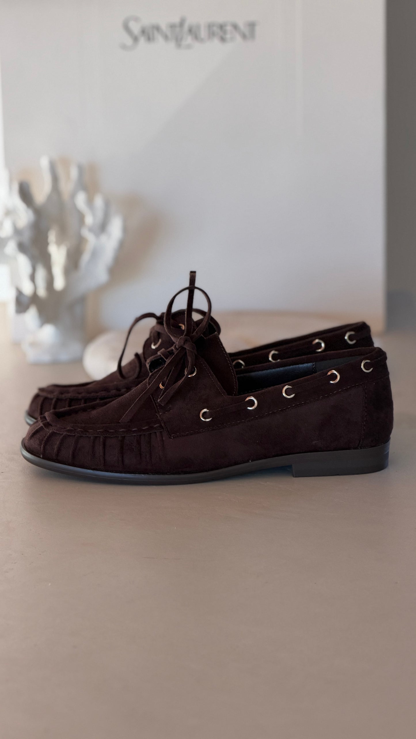 Boat shoe choco