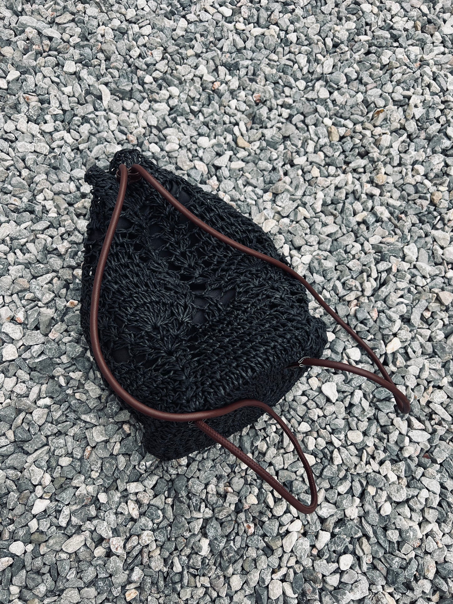 Bag crochet black