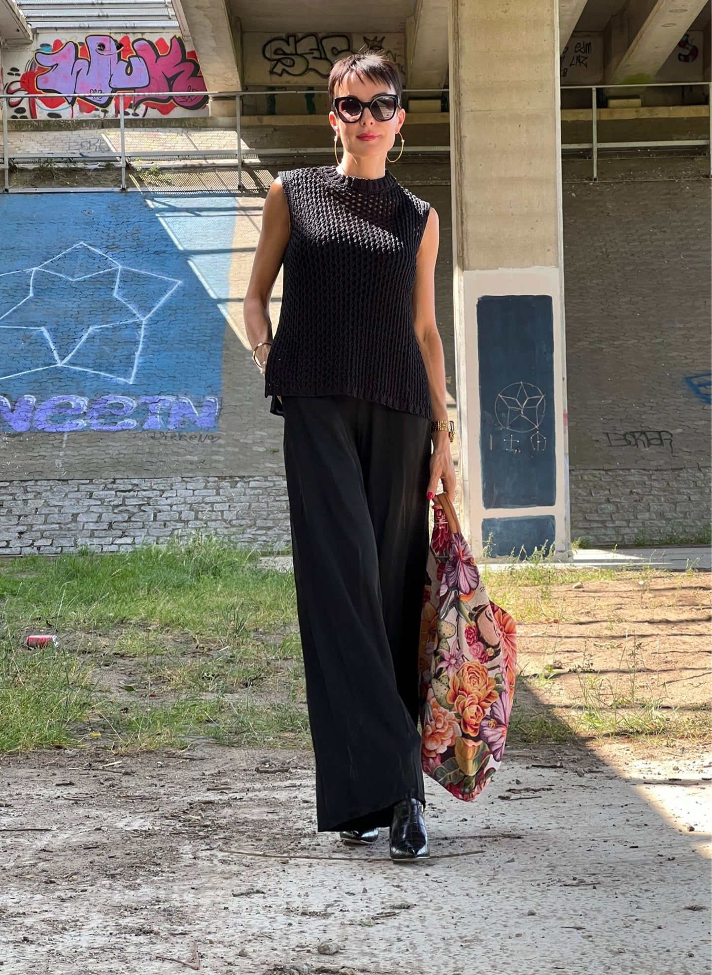 Pull SAIPH zm résille noir