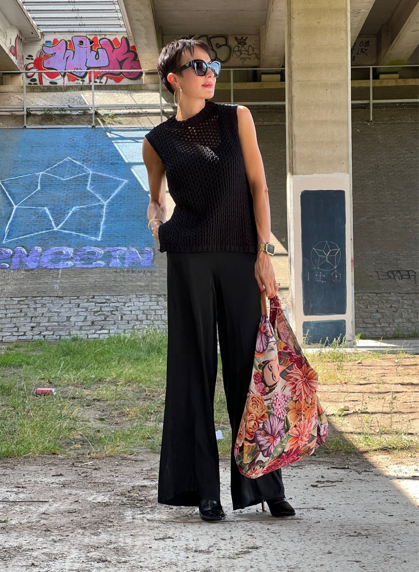 Pull SAIPH zm résille noir