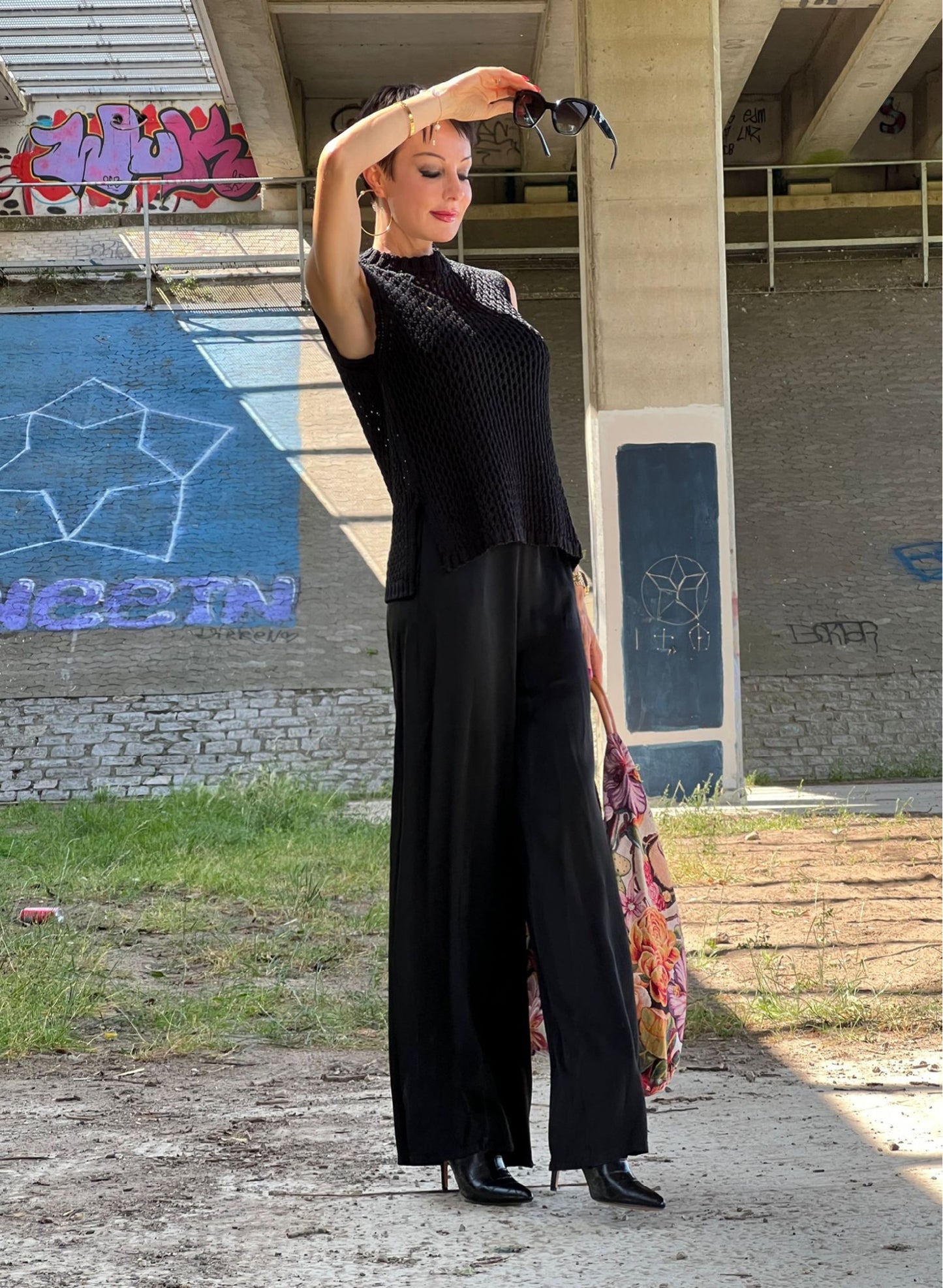Pull SAIPH zm résille noir
