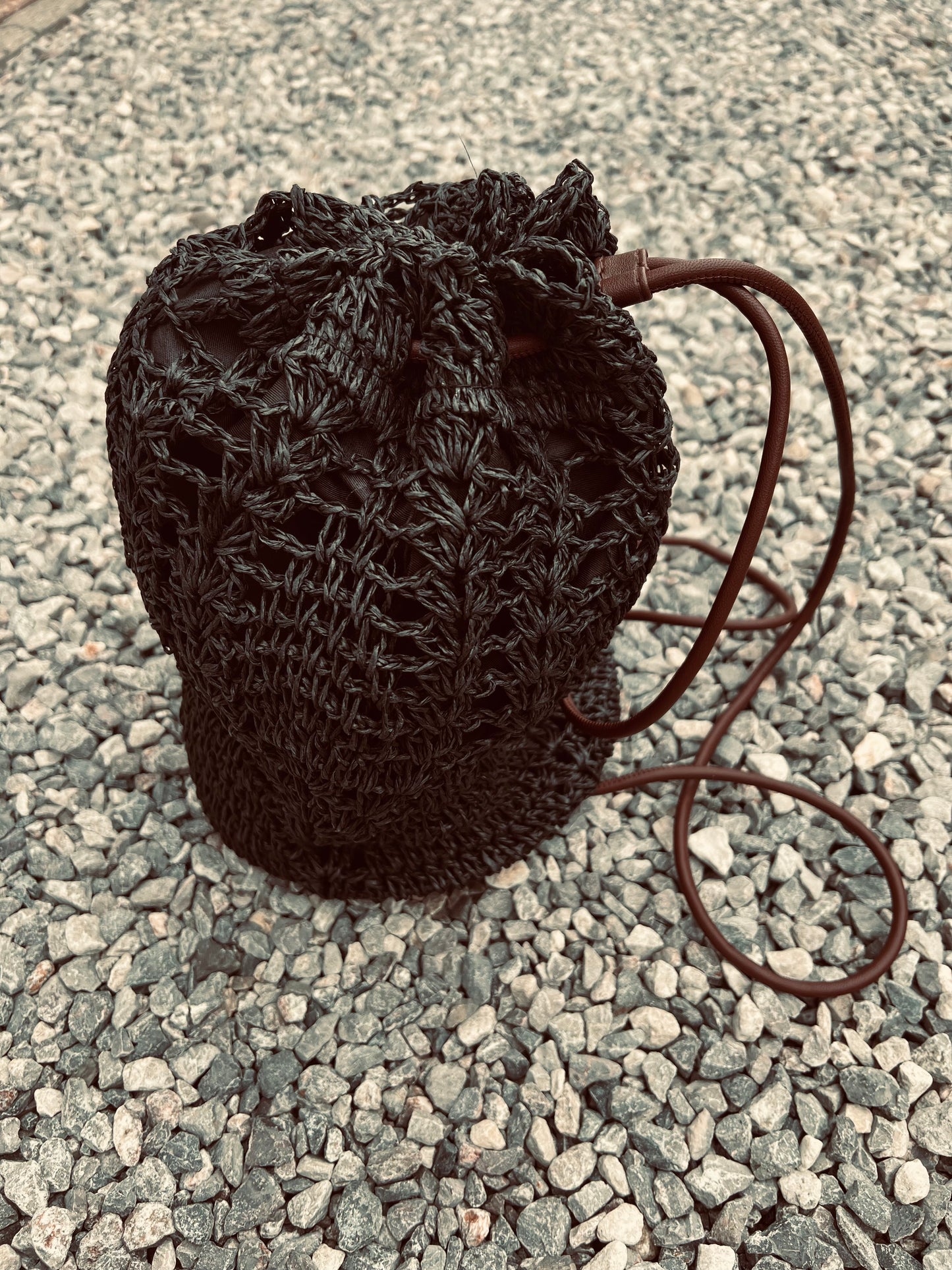 Bag crochet black