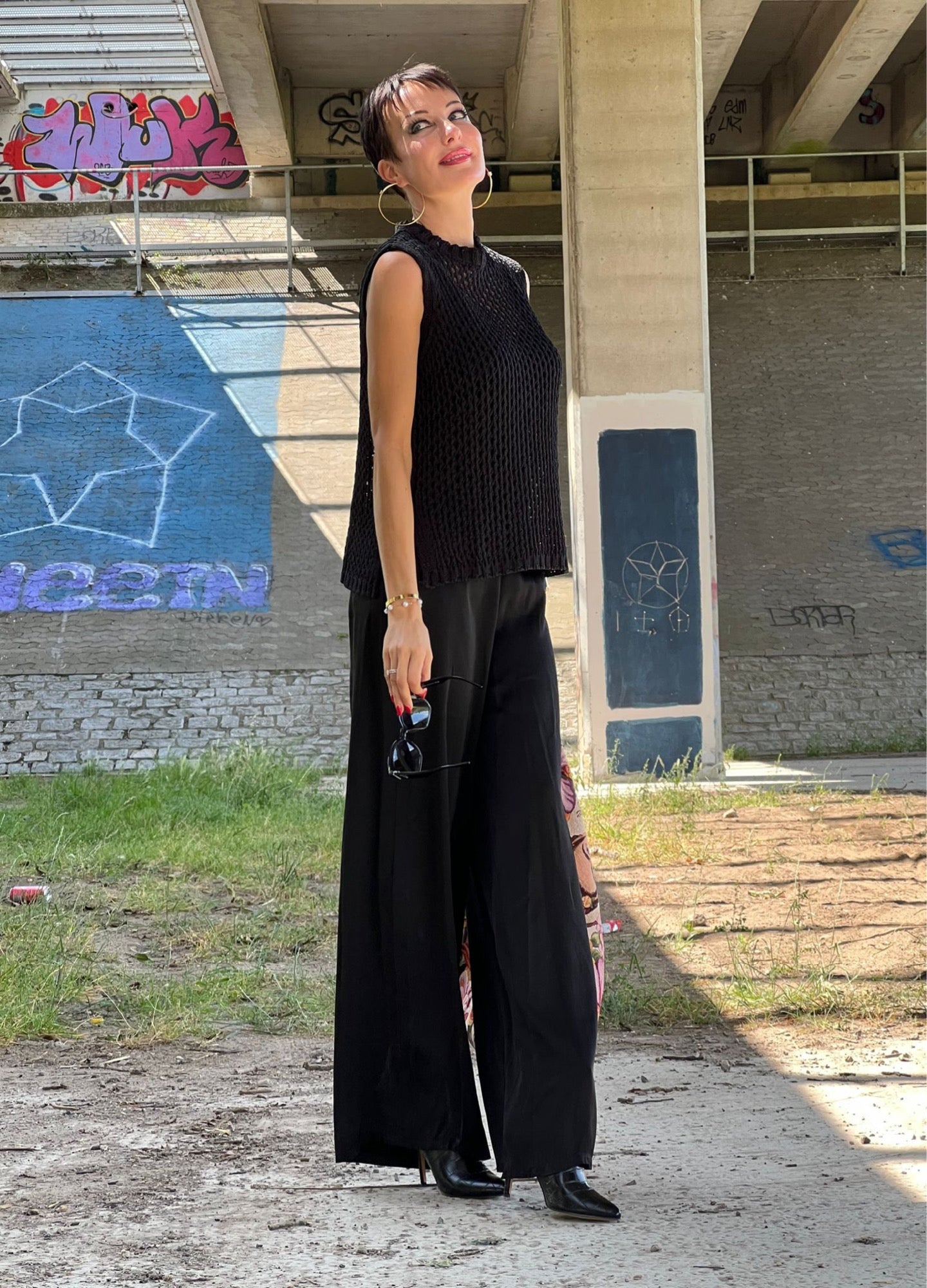 Pull SAIPH zm résille noir
