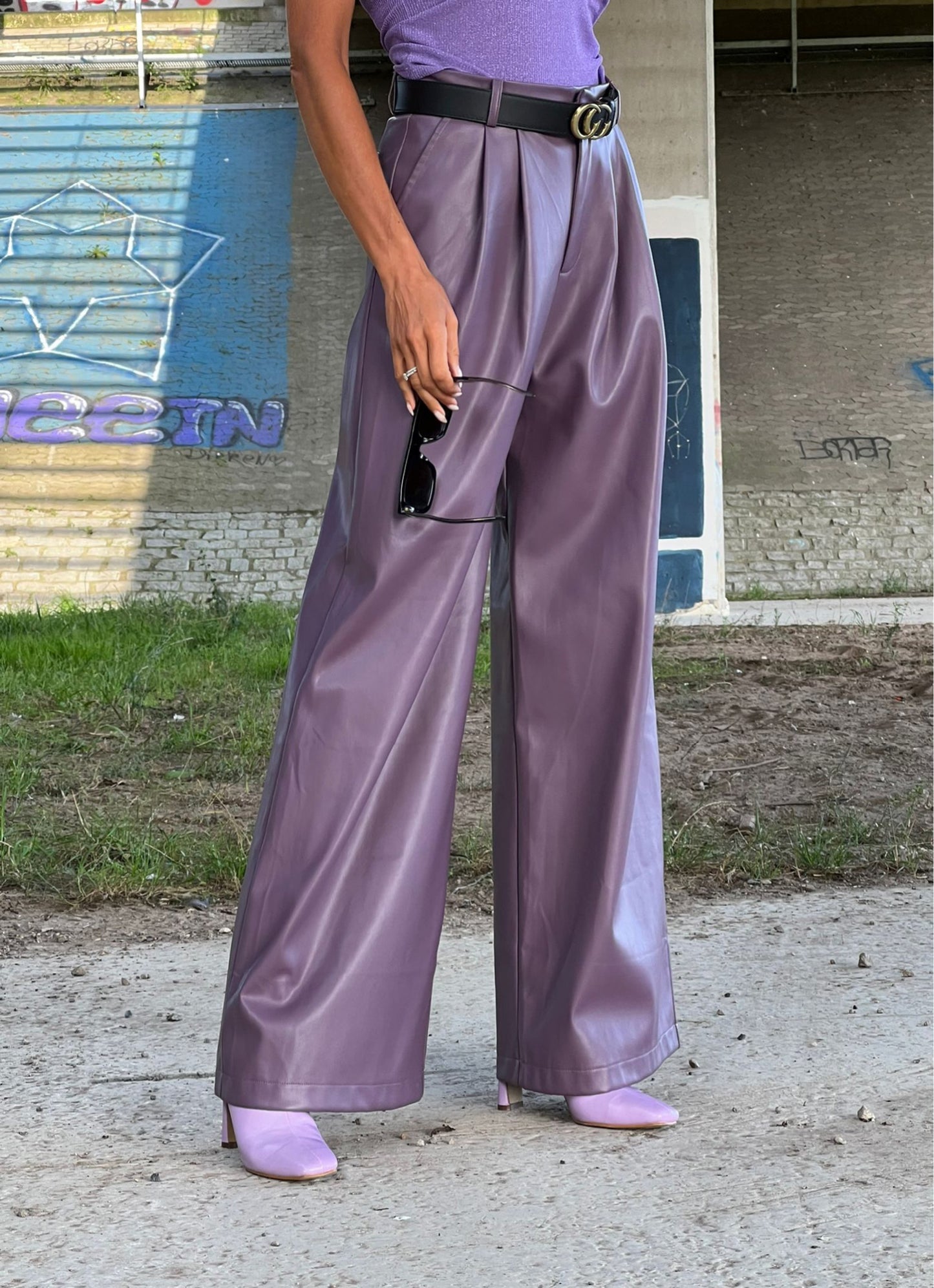 Pantalon LIV lilas