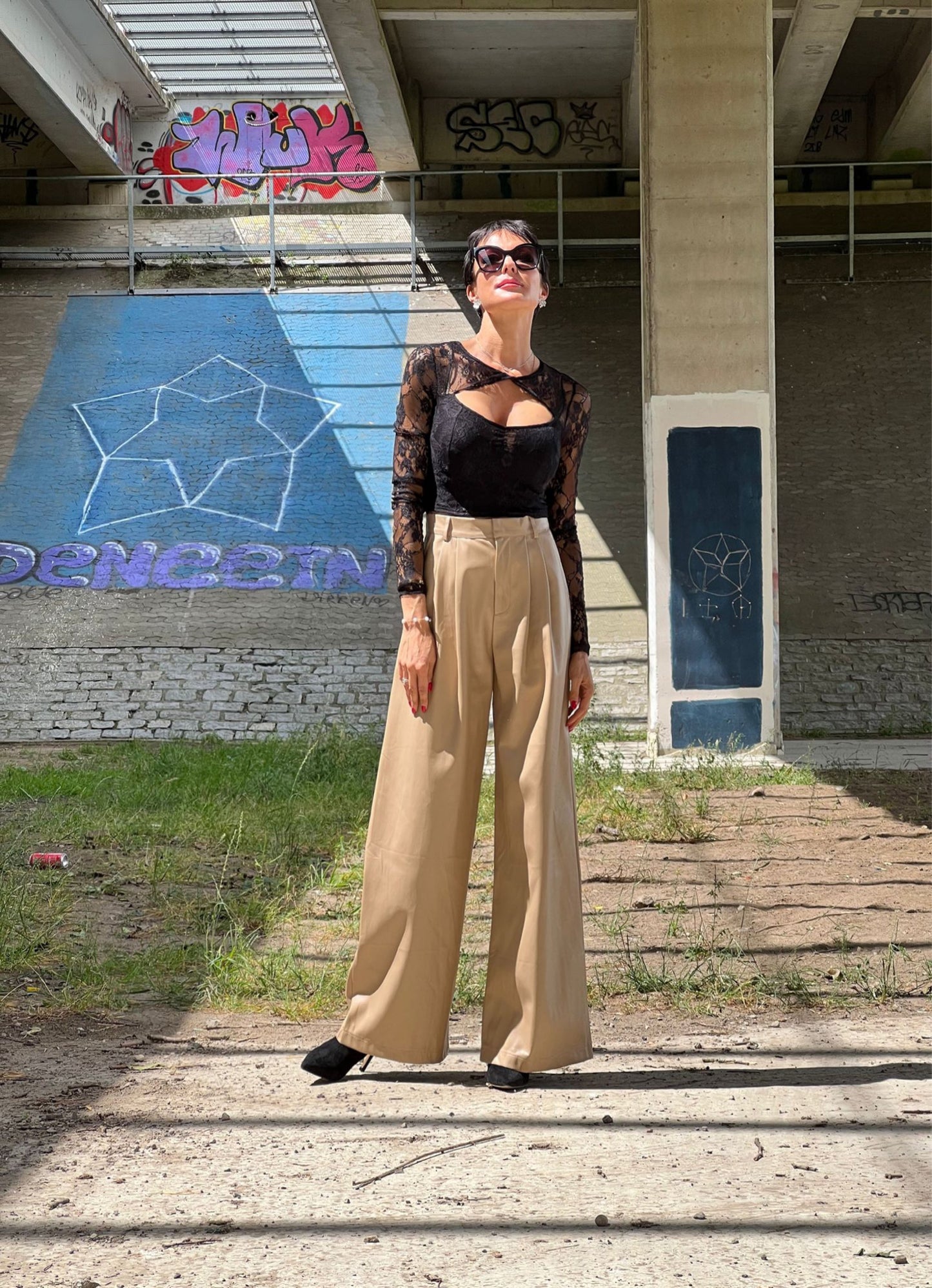 Pantalon LIV camel
