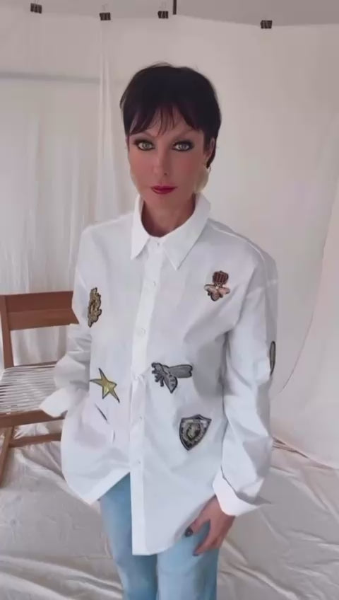 Blouse Airborn long white