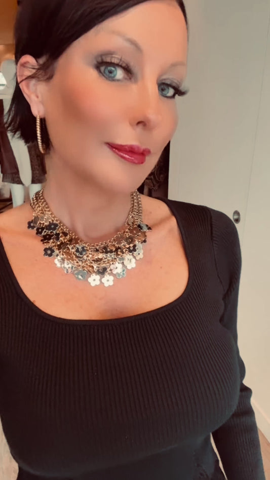 Set Tamy tricot black