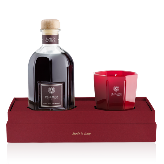 dr. Vranjes Gift Box Rosso Nobile - Candle & Diffuser