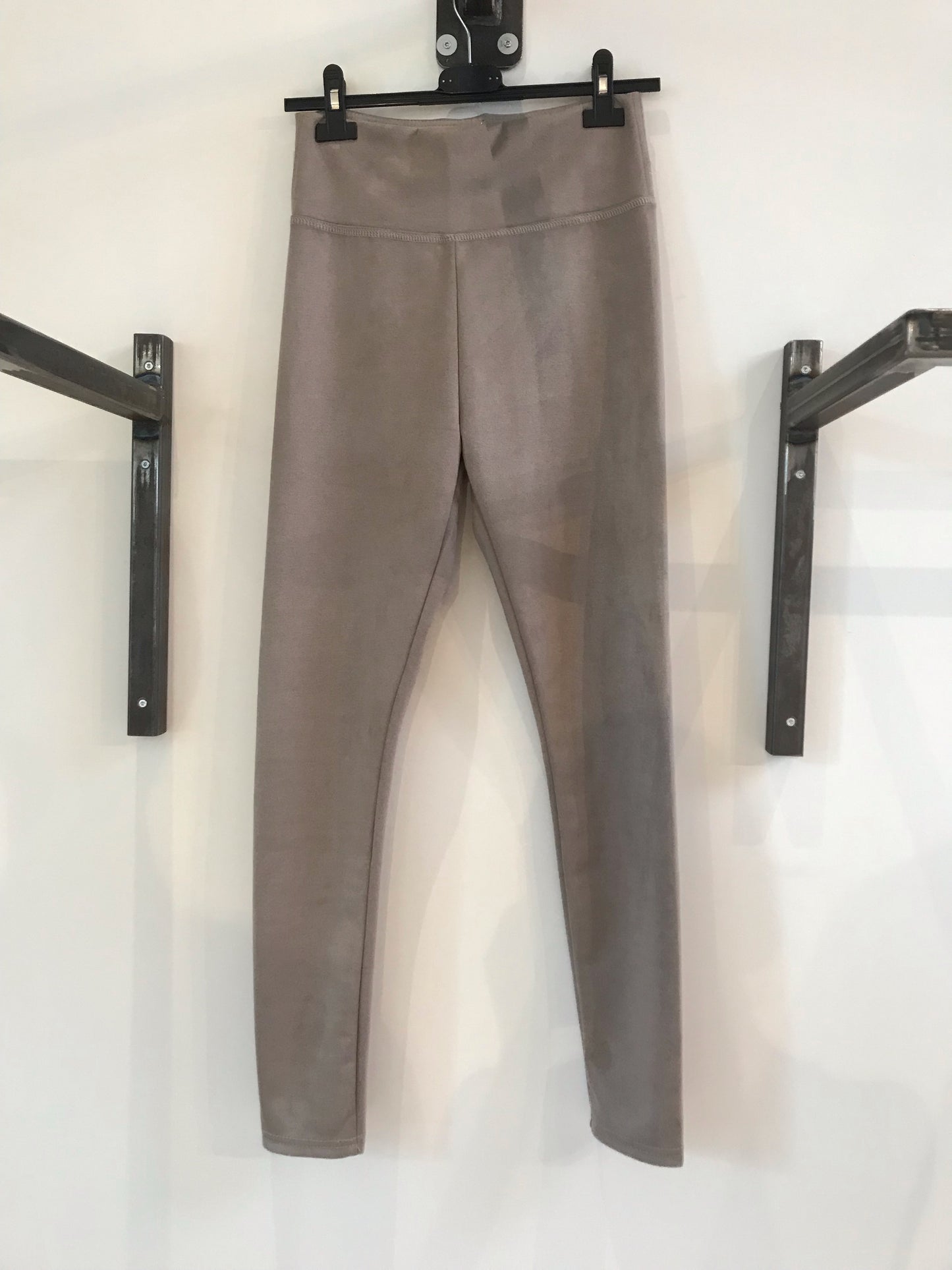 Leggings suede grey