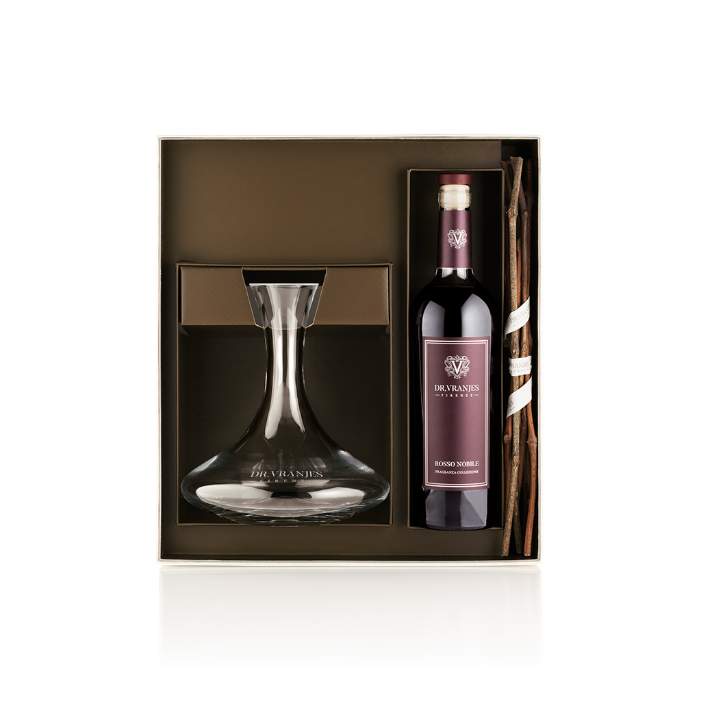 Collection Vranjes fragrance Rosso Nobile with decanter